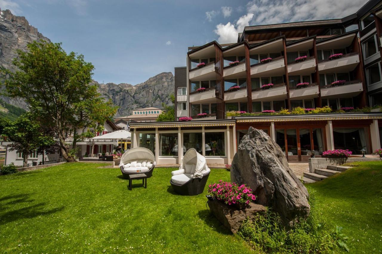 Hotel Quellenhof Leukerbad Buitenkant foto
