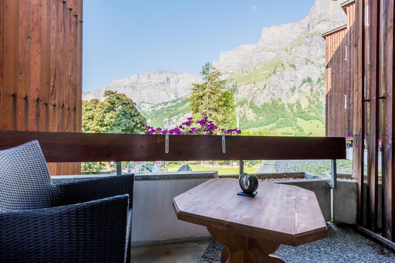 Hotel Quellenhof Leukerbad Buitenkant foto